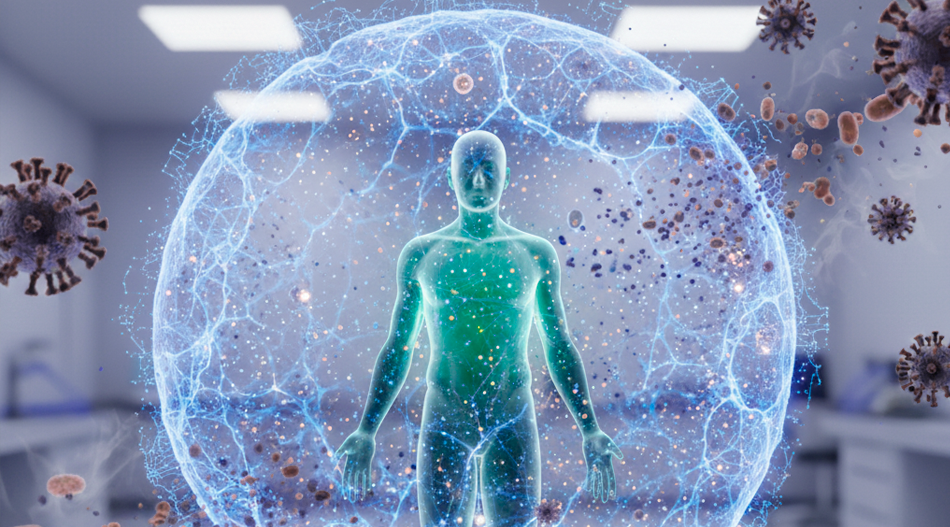 Visualização do sistema imunológico humano